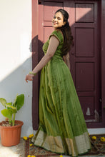 Anvidha Women Tussar Silk Top & Skirt Set with Subtle Zari Border | Designer Outfits