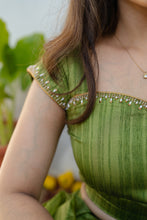 Anvidha Women Tussar Silk Top & Skirt Set with Subtle Zari Border | Designer Outfits