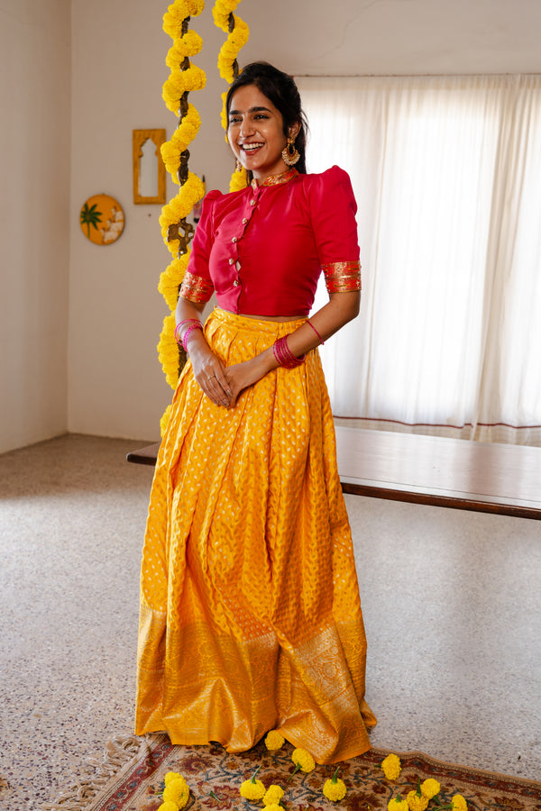 Bhumika Women’s Top & Skirt Set – Festive Ethnic Wear | Shop Designer Ethnic Outfits Online