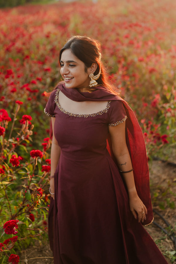 Poorva kurta and dupatta festive traditional wear India