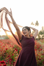 traditional Indian kurta with checkered dupatta