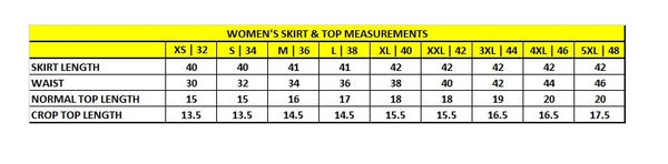 Kiara - Women Top and Skirt