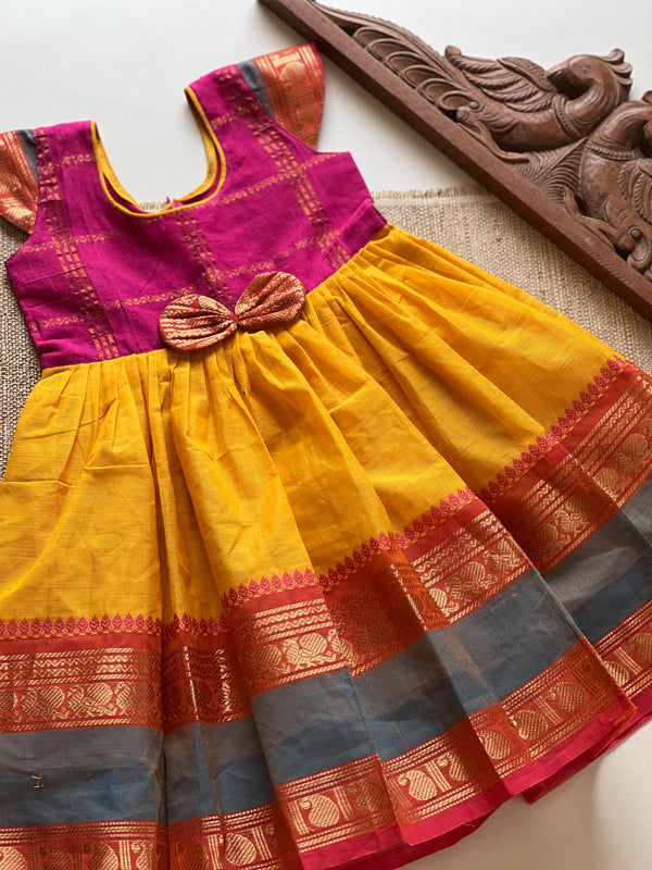 Chettinad Cotton kids frock