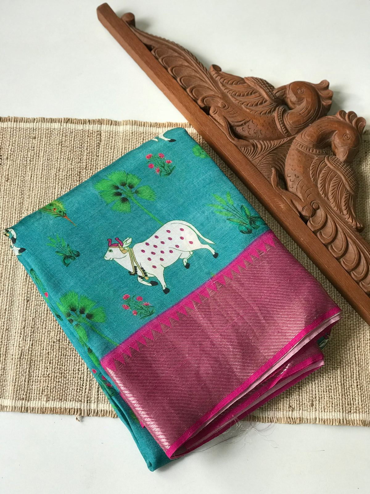 Pichwai x Mangalgiri Silk Cotton