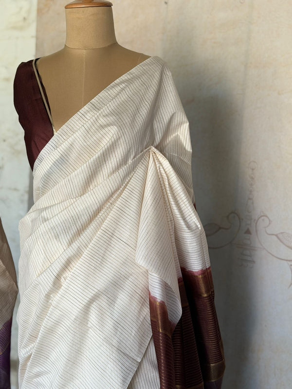 Hridya - Tussar Saree Vishu Edit