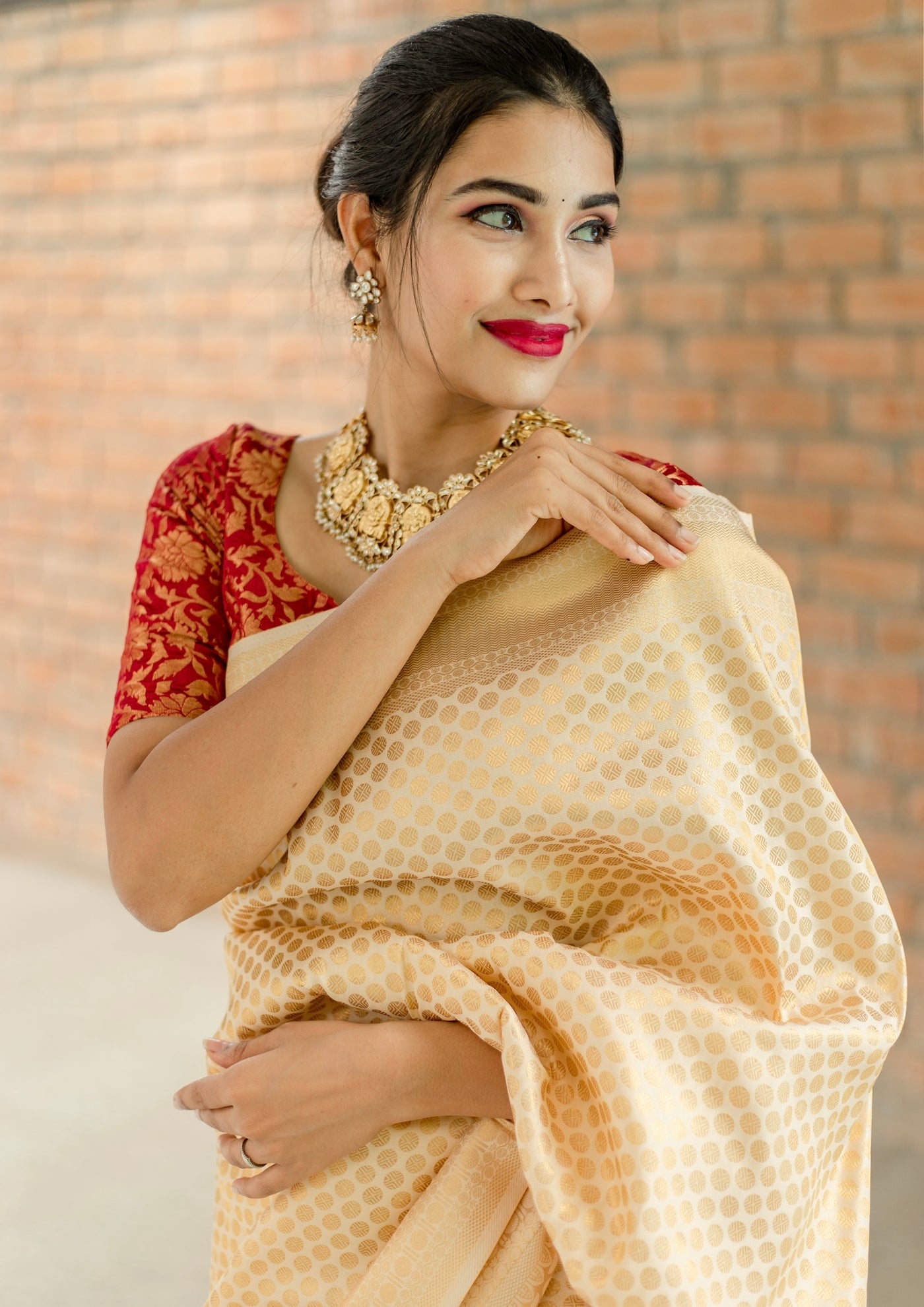 Nyla Usha #nyla #nylausha #prayagamartin #prayaga #priyankachopra #priyanka  #priyanka_chopra #saree #kasavusaree… | Saree blouse designs, Elegant saree,  Saree dress