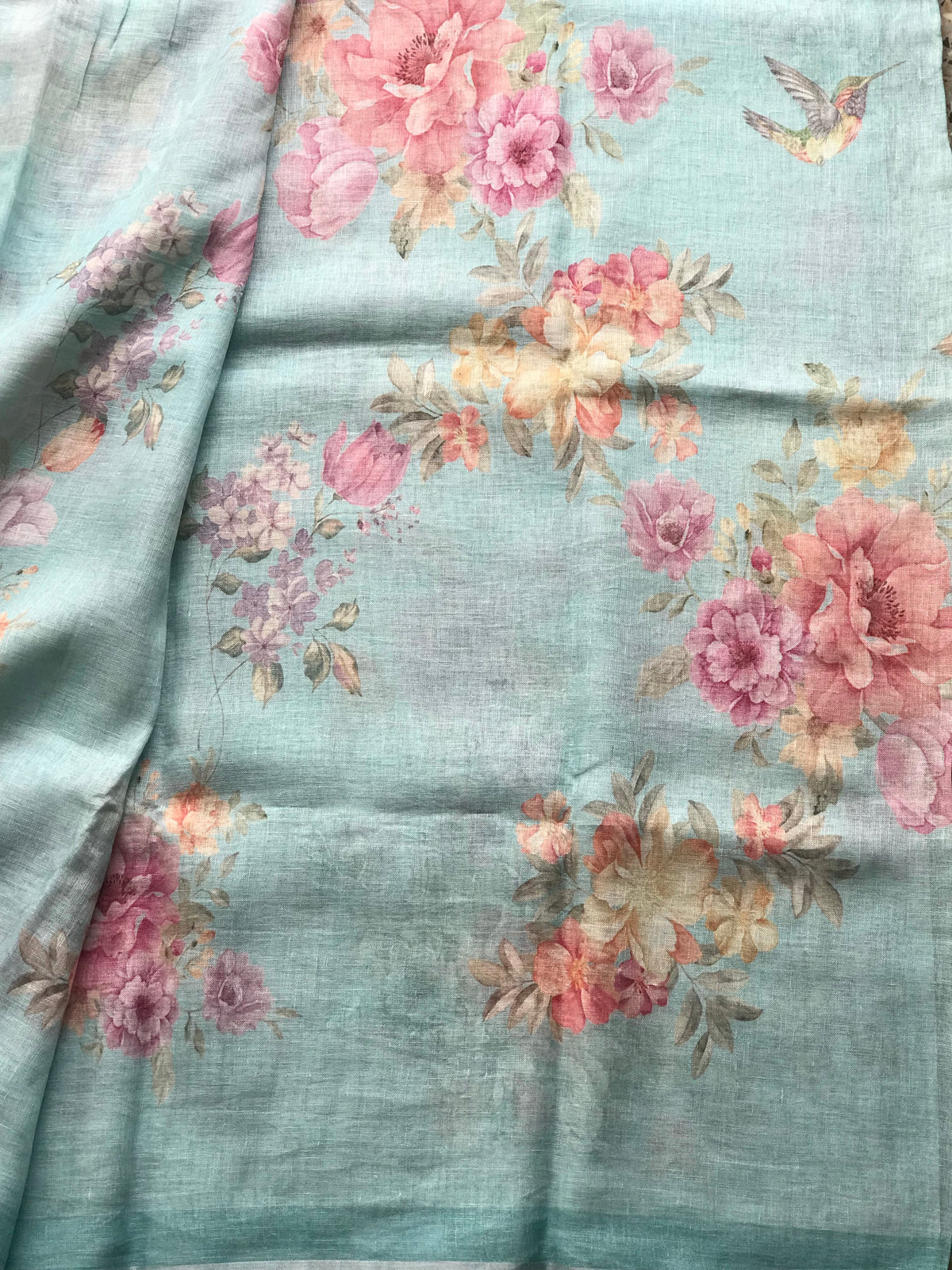 Pure Linen Digital Printed