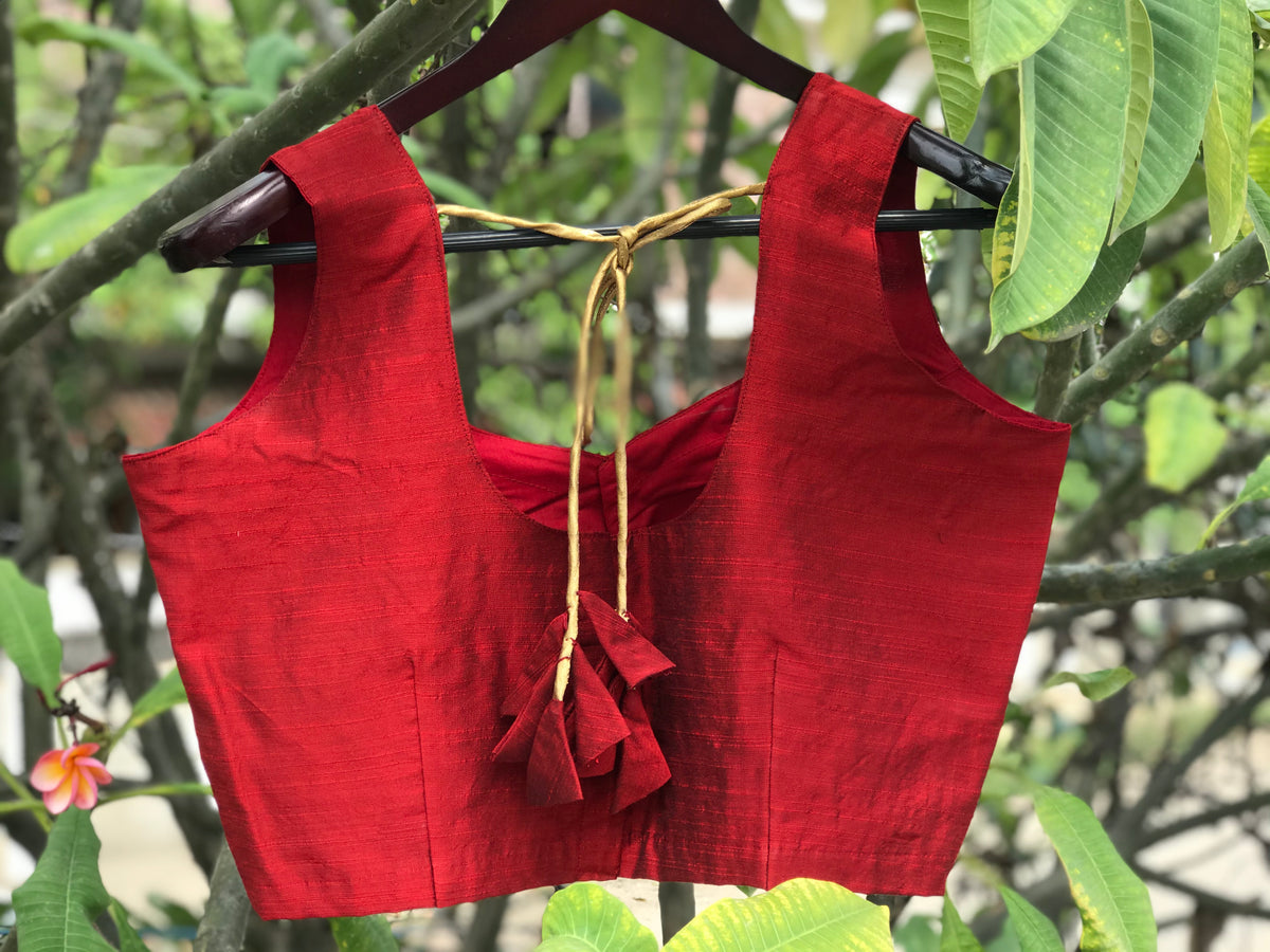 Red-Sleeveless