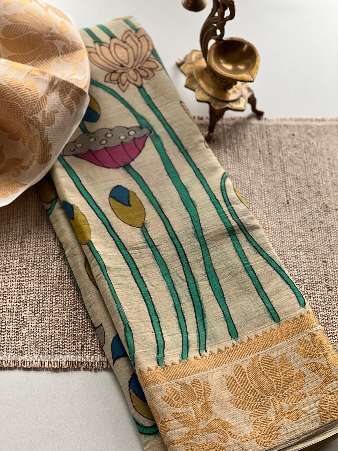 Kalamkari Cotton Sarees by Prashanti | 6 May 22 | Shop the new arrivals  online @ https://www.prashantisarees.com/collections/kalamkari-cotton-sarees  We, at Prashanti, have a wonderful collection of... | By Prashanti | Hello  all, welcome